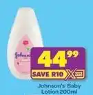 Shoprite Johnson's - baby lotion offer