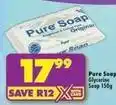 Shoprite Pure soap offer