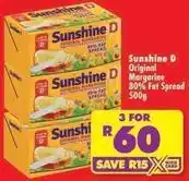 Shoprite Original margarine 80% fat spread 500g offer