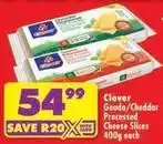 Shoprite Clover - gouda/cheddar processed cheese slices offer
