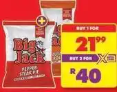 Shoprite Big jack - pepper steak pie offer