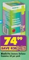 Shoprite Immune defence gummies offer