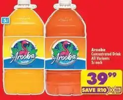 Shoprite Concentrated drink offer