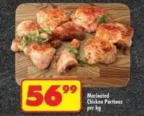 Shoprite Marinated chicken portions offer