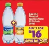 Shoprite Aquelle - sparkling water offer