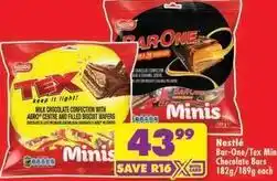 Shoprite Nestlé - bar-one/tex min chocolate bars offer