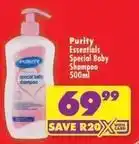Shoprite Purity - special baby shampoo offer