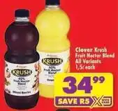Shoprite Krush - fruit nectar blend offer