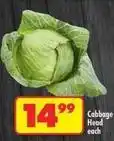 Shoprite Cabbage head offer