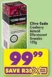 Shoprite Antacid effervescent granules offer