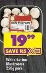 Shoprite White button mushrooms offer