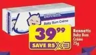 Shoprite Baby bum crème offer