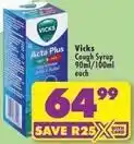 Shoprite Acta plus cough syrup offer
