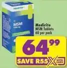 Shoprite Msm tablets offer