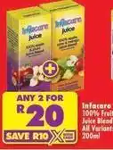 Shoprite Infacare - 100% fruit juice blend offer