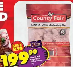 Shoprite County fair - frozen mixed chicken portions offer