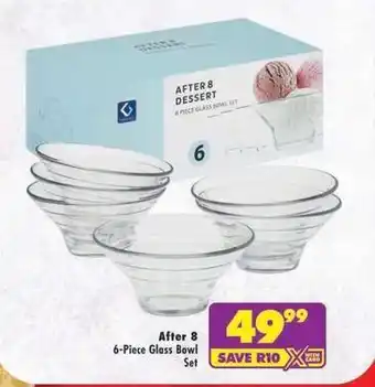 6-piece glass bowl set