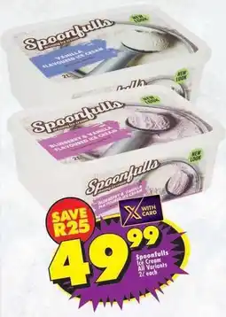Shoprite New look - spoonfulls ice cream offer