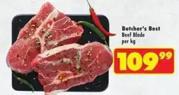Shoprite Butcher's best - beef blade offer