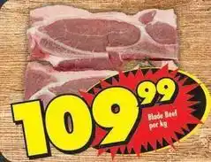 Shoprite Blade beef offer