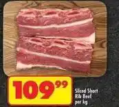 Shoprite Sliced short rib beef offer