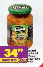 Shoprite Miami - atchar all variants offer