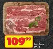 Shoprite Beef chuck offer