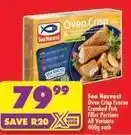 Shoprite Sea harvest - oven crisp crumbed fish fillet portions offer