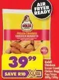 Shoprite Goldi - frozen crumbed chicken nuggets offer
