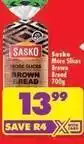 Shoprite Sasko - more slices brown bread offer