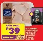 Shoprite Robertsons - fresh chicken braai pack & spice envelope offer