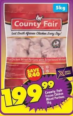 Shoprite County fair - frozen chicken mixed portions offer