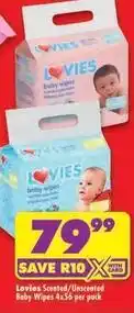 Shoprite Lovies - baby wipes offer