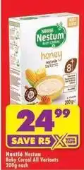 Shoprite Nestlé - baby cereal all variants offer