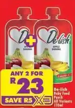 Shoprite Apple - baby food pouch offer