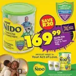 Shoprite Nestlé - powdered drink for growing children offer