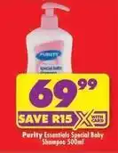 Shoprite Purity - special baby shampoo offer