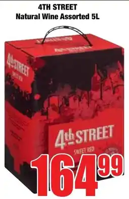Boxer Superstores 4th Street Natural Wine Assorted offer