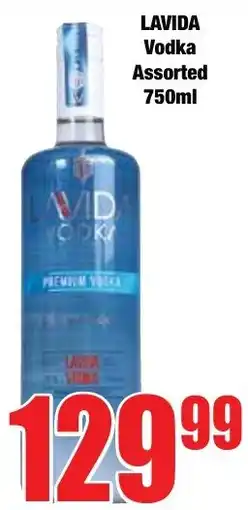 Boxer Superstores LAVIDA Vodka Assorted offer