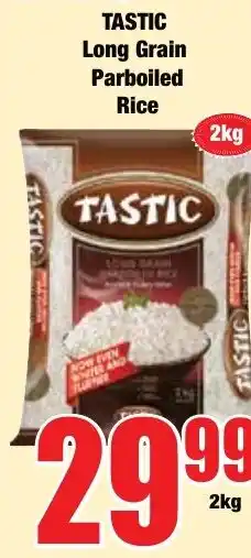 Boxer Superstores TASTIC Long Grain Parboiled Rice offer