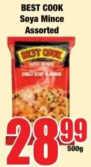 Boxer Superstores BEST COOK Soya Mince Assorted offer