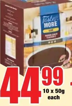 Boxer Superstores Taste MORE offer