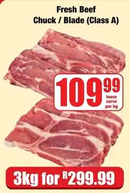 Boxer Superstores Fresh Beef Chuck / Blade (Class A) offer