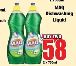 Boxer Superstores MAQ Dishwashing Liquid offer