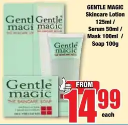 Boxer Superstores Gentle magic Skincare Lotion / Serum / Mask / Soap offer