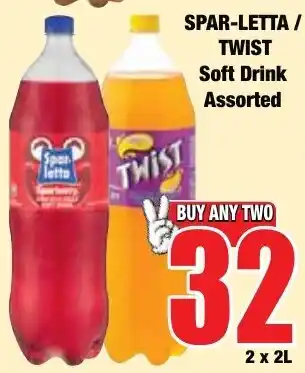 Boxer Superstores SPAR-LETTA / TWIST Soft Drink Assorted offer