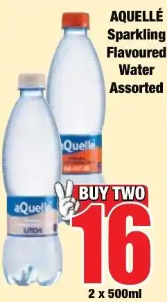 Boxer Superstores AQUELLE Sparkling Flavoured Water Assorted offer