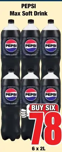 Boxer Superstores PEPSI Max Soft Drink offer