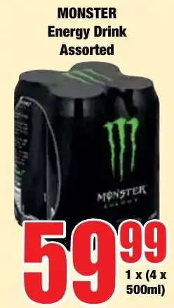 Boxer Superstores Monster Energy Drink Assorted offer