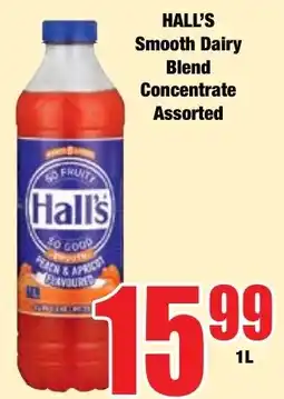 Boxer Superstores Hall's Smooth Dairy Blend Concentrate Assorted offer
